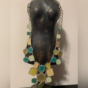 Bubble Necklace of Greens